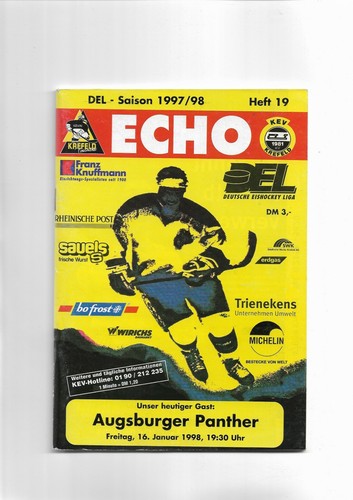 Stadionheft krefeld pinguine - -,
