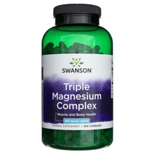 Swanson Triple Magnesium Complex (a complex of 3 forms of magnesium) 300 Kapseln