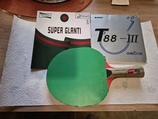 tischtennis schläger mit