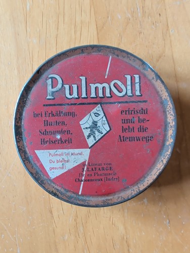 Blechdose pulmoll sammeln - blechdose, pulmoll,