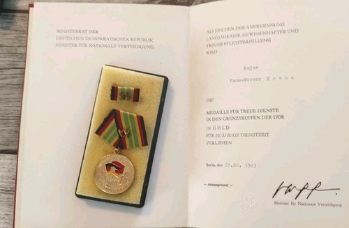 Ddr medaille treue dienste - medaille,