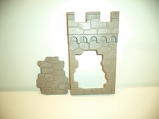 Playmobil ET Ritterburg Erweiterung Mauerteil Mauerdurchbruch Wandteil