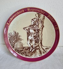 Imker Zeidler Sammelteller, Wandteller, Landesverband-Bayerischer-Imker-e.V.