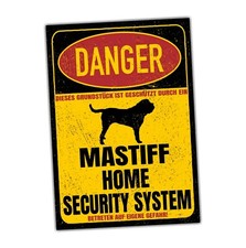 Mastiff Englischer Schild