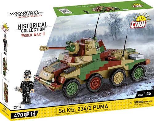 Cobi 2287 kfz 234 puma - sd.kfz, 234/2