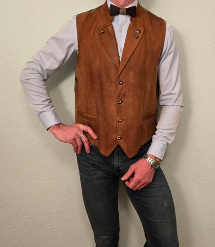 Julius lang herren leder weste - julius,