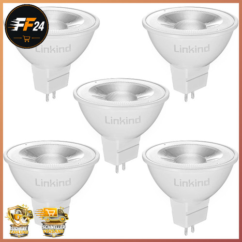 Led lampe gu5 - 5w, 5000k