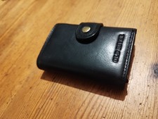 Old River RFID Leder Geldbörse Portemonnaie Kartencase Schwarz Neu