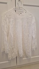 Zara Bluse Stickerei