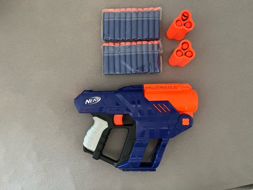 Nerf gun blaster shellstrike - gun,