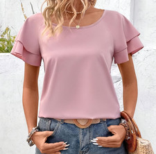 Bluse Shirt T-SAhirt Satin Neu
