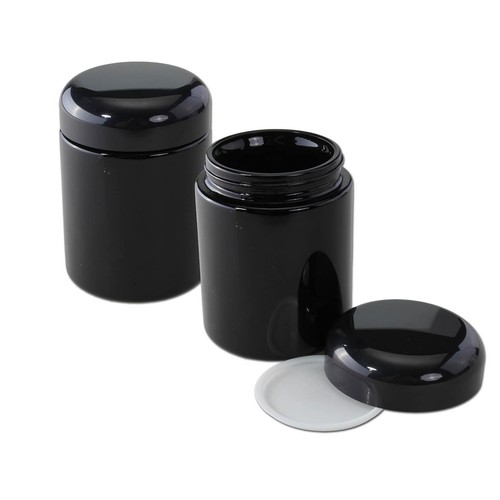 Weithalsdose aus violettglas - weithalsdose,