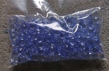 100 Deko-Schnuller Streudeko Tischdeko hellblau Taufe Geburt 