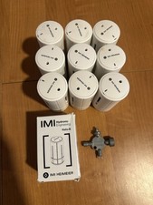 10Stk. IMI Heimeier Thermostatkopf Halo B Behördenmodell 2500 mit Schlüssel