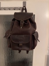 Lederrucksack, Unisex, Neuwertig nur 1x getragen, Vintage, ca. 43 cm hoch, Braun