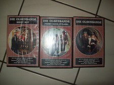 3x VHS Die Olsenbande fährt nach Jütland , sieht rot Teil 1, 3und 8