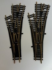 Fleischmann H0 2 St. Dreiwegeweichen 6057 ohne Magnetantrieben