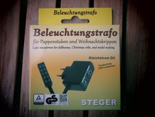 Krippenzubehör -Steger -Trafo-Beleuchtung (LED geeignet ) 5 Ruhelichtanschlüsse