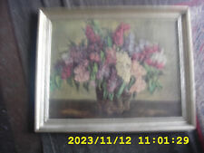 2 Wandbilder Blumenmotiv eingerahmt