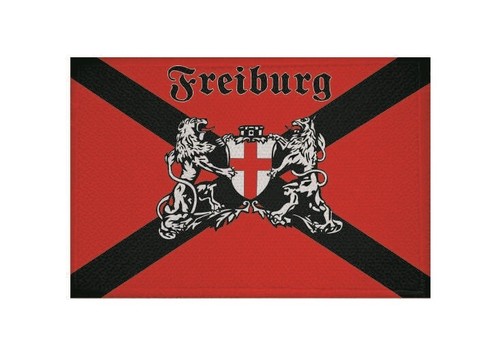 Aufnäher freiburg kreuz fahne - aufnäher,