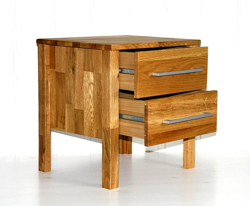 Massivholz nachtschrank eiche - massivholz,