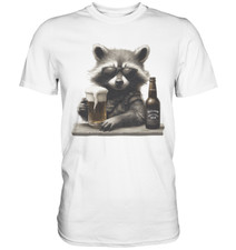 Waschbär Bier T-Shirt -