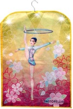 KLEIDERHÜLLE Leotard Holder KLEIDERSACK für RSG ANZUG Gymnastin mit Reifen NEU! 