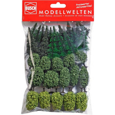 Busch 6588 Mischwald, 15 Laubbäume und 18 Nadelbäume TT + Neu