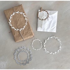 Stanzschablonen Set "Kränze duo rund", bis 9cm D., 2-tlg.