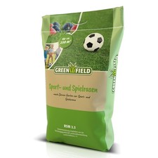 Greenfield Sport- und Spielrasen - 5 kg Rasensamen für beanspruchte Flächen