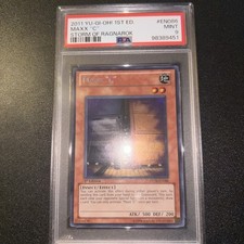 Yugioh Maxx "C" Storm Of Ragnarok 1st Edition STOR-EN086 Secret Rare - PSA 9 BGS