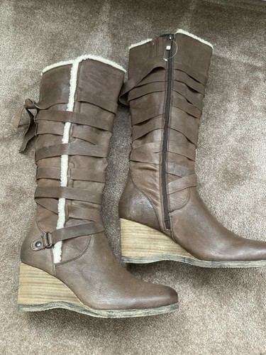 Vintage damen stiefel - damen, wedges