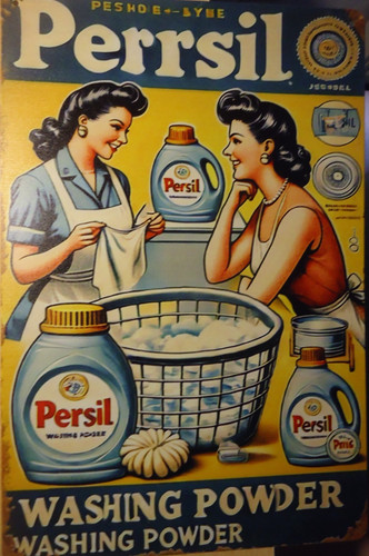 Persil waschmittel retro - persil,