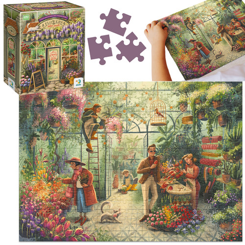Blumenladen puzzle 300 - "blumenladen", teile