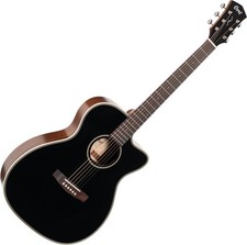 Cort Essence OC4 Orchestra Model Akustik Gitarre Black Gloss Tonabnehmer Cutaway