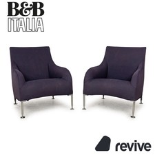 B&B Italia Florence Stoff Sessel	Garnitur Lila Lilablau