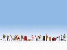 NOCH 16220 Figuren-Themenwelt „Wintertag“ H0
