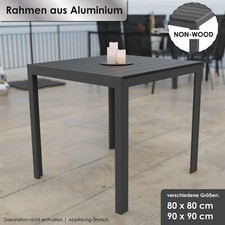 Alu gartentisch - alu,