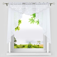 Scheibengardinen mit Tunnelzug