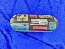 Original Fossil Brillenetui,FOSSIL Authentic Dose, Alt Metall Retro Look,Vitage