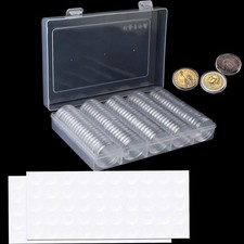 100 Klare Münzkapseln 30mm