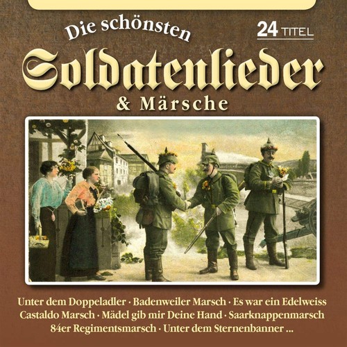 Blasorchester mit soldatenchor - blasorchester,
