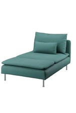 Neu Ikea Soderhamn Bezug für Chaiselongue, Kelinge grau-türkis 505.673.97