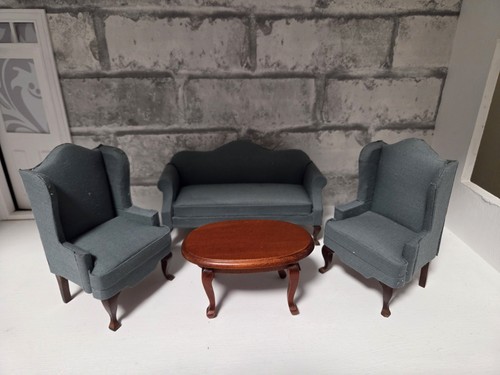 Puppenhaus sofa garnitur - 1:12,
