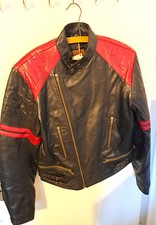 Alprausch Motorrad Lederjacke Größe M -eher S