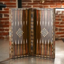 Luxus Backgammon Set Perlmutt