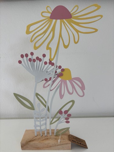Deko blumen aus metall - aus,