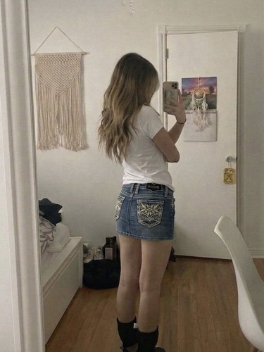 Bestickter jeans rock miss - rock,