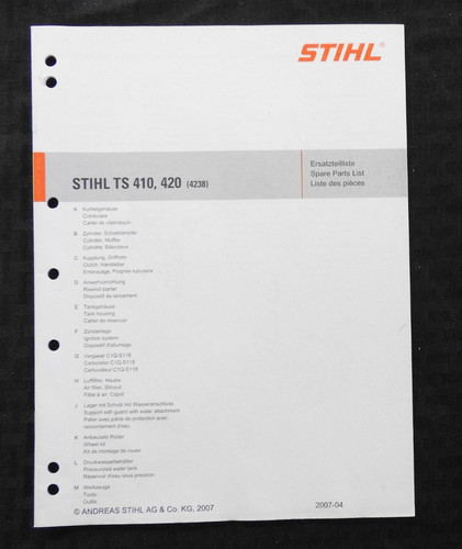 Stihl 410 420 - ts,