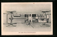 Ansichtskarte Das leichte Hansa-Viercylinderchassis, Auto 